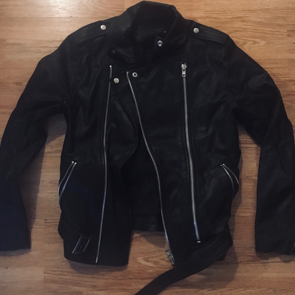 ASOS Tumbled Leather Jacket
